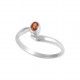 Orange Sapphire Ring