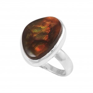 Mexican Fire Agate Ring