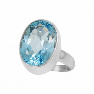 Blue Topaz Ring