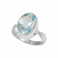 Blue Topaz Ring
