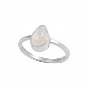 Rainbow Moonstone Ring