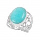 Amazonite Ring