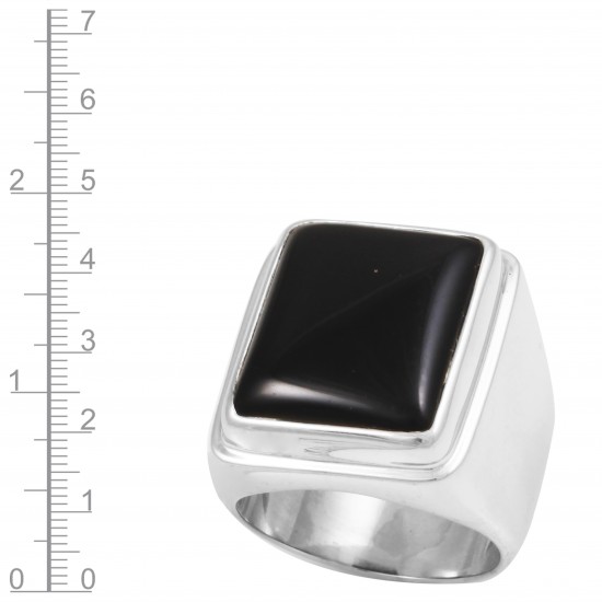 Black Onyx Men's Ring