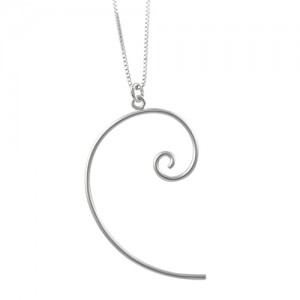 Fibonacci Spiral Pendant