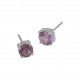 Amethyst 7mm Stud Earrings