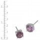 Amethyst 7mm Stud Earrings