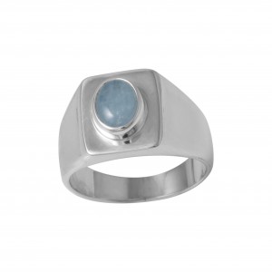 Aquamarine (Men's) Ring