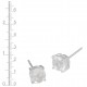 Clear Quartz 7mm Stud Earrings