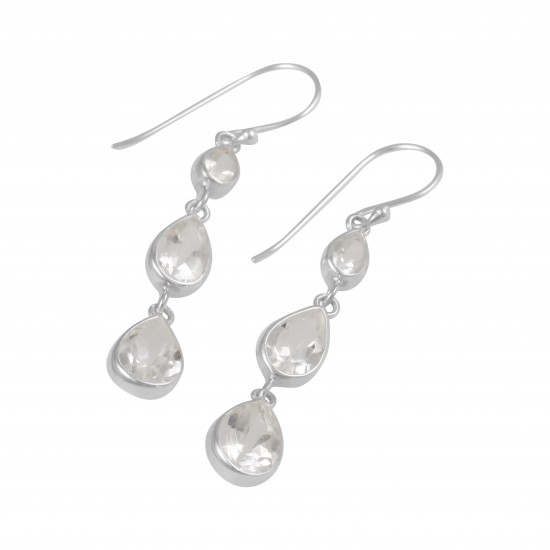 Clear Quartz Earrings Clear Quartz Earrings