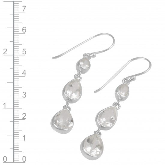 Clear Quartz Earrings