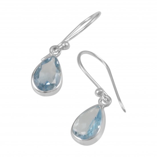 Blue Topaz Earrings