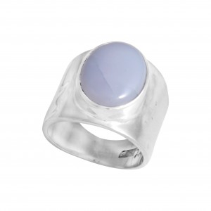 Blue Chalcedony Ring