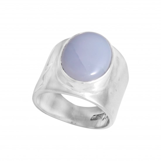 Blue Chalcedony Ring