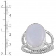 Blue Chalcedony Ring Blue Chalcedony Ring