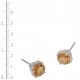 Citrine 7mm Stud Earrings