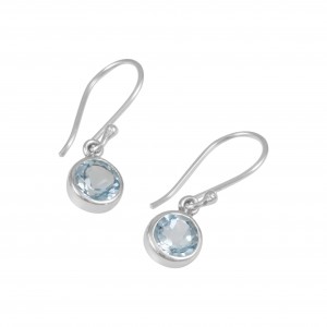 Blue Topaz Earrings