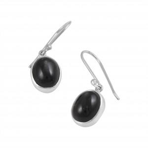 Black Star Diopside Earrings