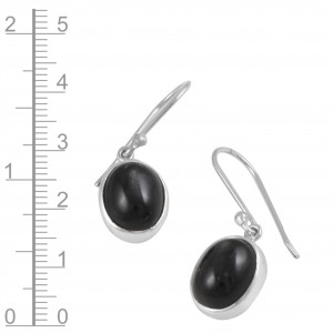 Black Star Diopside Earrings