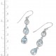 Blue Topaz Earrings