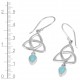 Turquoise & Triquetra Earrings