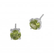 Peridot Stud Earrings
