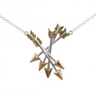 Strength Arrow Necklace - Bunch