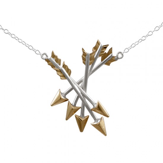 Strength Arrow Necklace - Bunch