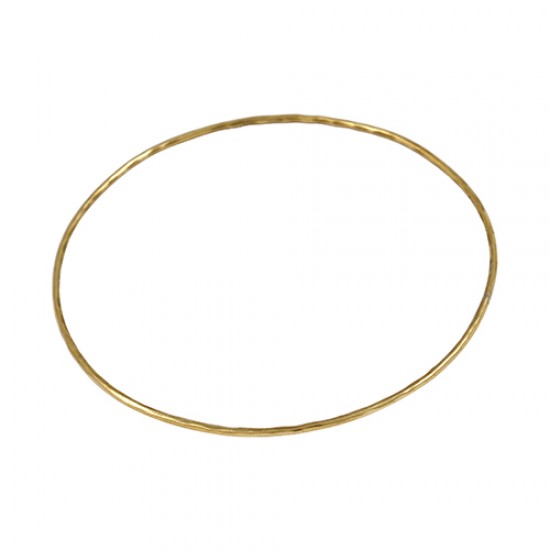 Fine Hammered Bangle - Brass Fine Hammered Bangle - Brass