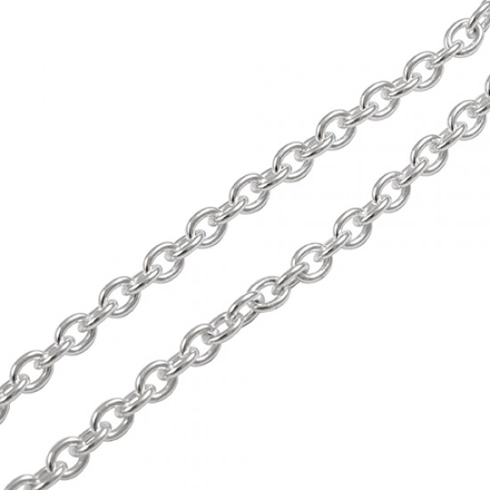 Robust Oval Link Chain - 50cm 