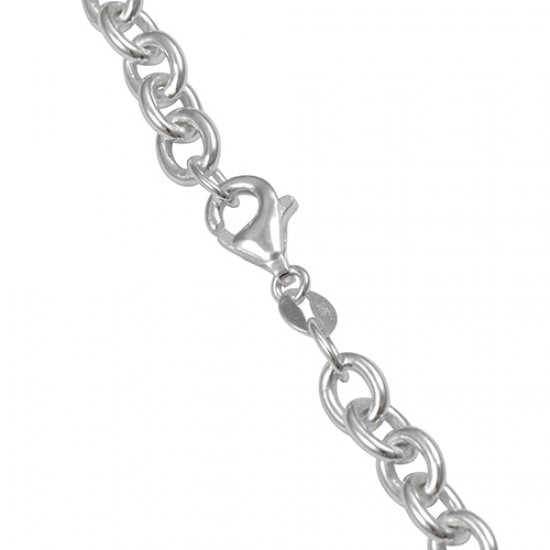 Robust Oval Link Chain - 80cm 