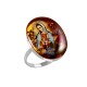 Wildflower Virgin Mary Ring