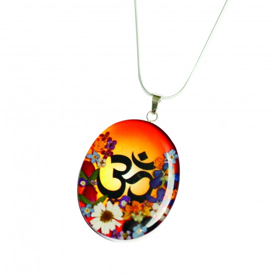 Wildflower Om Pendant